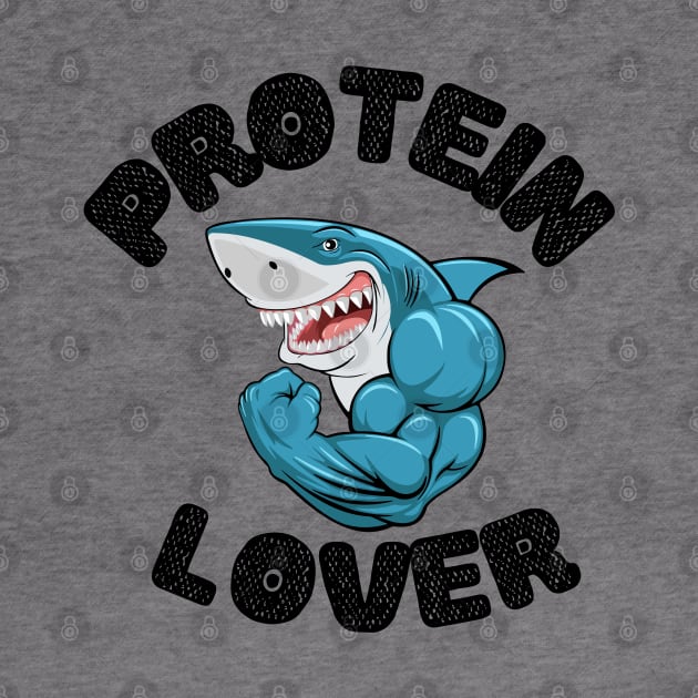 Shark Loves Protein by BloomInOctober